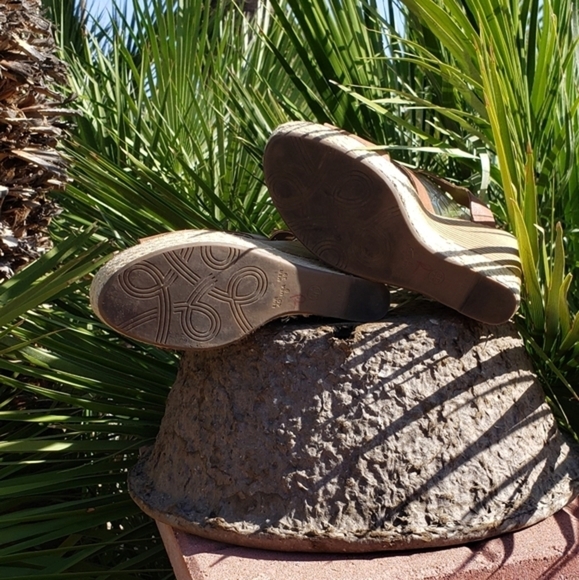 Klub Nico VERONICA‎ Cognac Brown Leather Wedge Sand - Picture 5 of 7